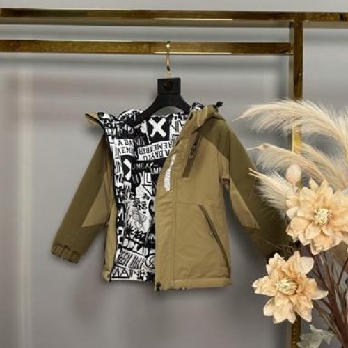 Куртка Delfinka (98-122) JK98 khaki (деми) Delfinka JK98 khaki