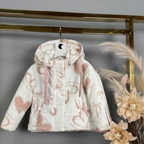 Куртка Delfinka (68-92) M877 white-beige (деми) Delfinka M877 white-beige
