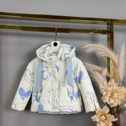 Куртка Delfinka (68-92) M877 white-l.blue (деми) Delfinka M877 white-l.blue