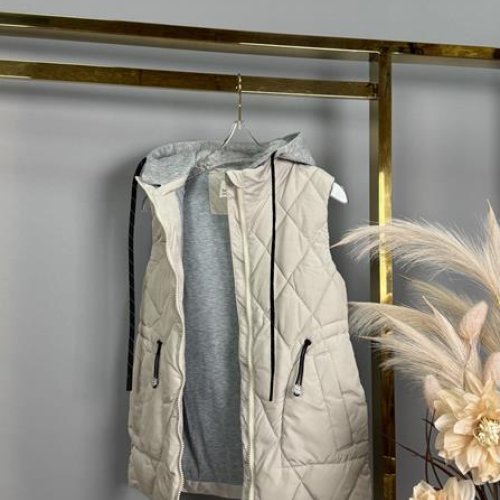 Жилетка Delfinka (140-164) MJ73 beige (деми) Delfinka MJ73 beige