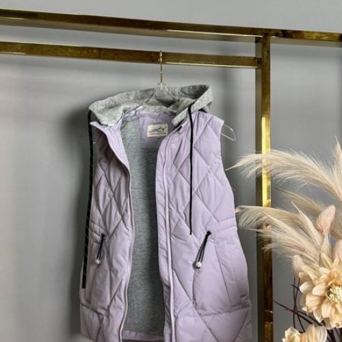 Жилетка Delfinka (140-164) MJ73 lilac (деми) Delfinka MJ73 lilac