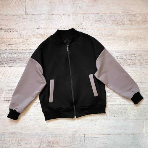 Куртка LiMa kids (134-158) 2506 black-l.grey (деми) LiMa kids 2506 black-l.grey