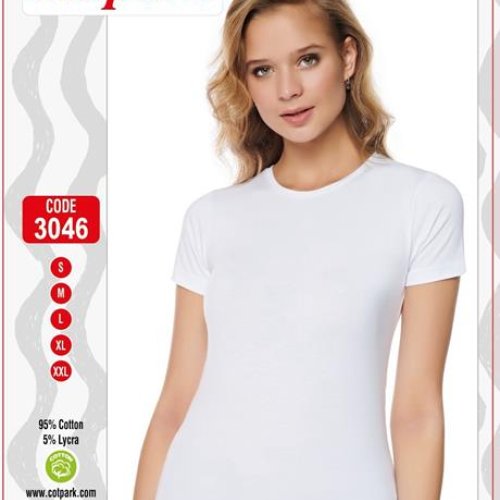 Футболка Disneyopt (S-2XL) 3046 white (лето) Disneyopt 3046 white