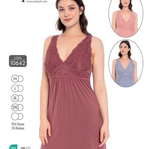 Ночнушка Disneyopt (M-2XL) 10642 terracot (лето) Disneyopt 10642 terracot