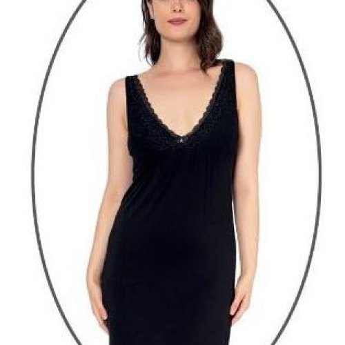 Ночнушка Disneyopt (M-XL) 10646 black (лето) Disneyopt 10646 black