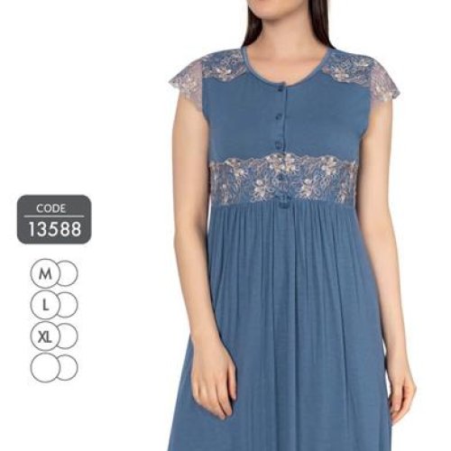 Ночнушка Disneyopt (M-XL) 13588 blue (лето) Disneyopt 13588 blue
