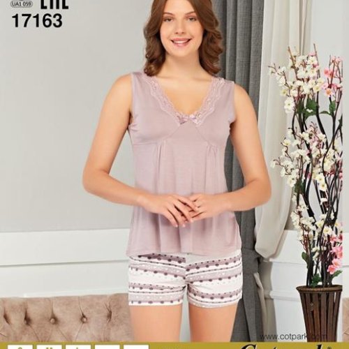 Пижама Disneyopt (S-L) 17163 grey (лето) Disneyopt 17163 grey
