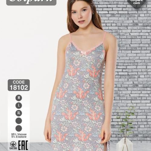 Ночнушка Disneyopt (M-XL) 18102 grey (лето) Disneyopt 18102 grey