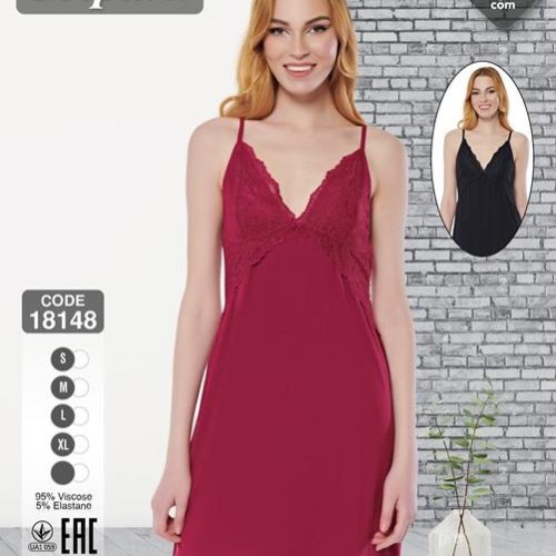 Ночнушка Disneyopt (M-2XL) 18148 wine (лето) Disneyopt 18148 wine
