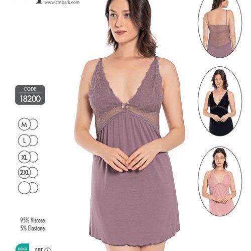 Ночнушка Disneyopt (M-2XL) 18200 grey (лето) Disneyopt 18200 grey