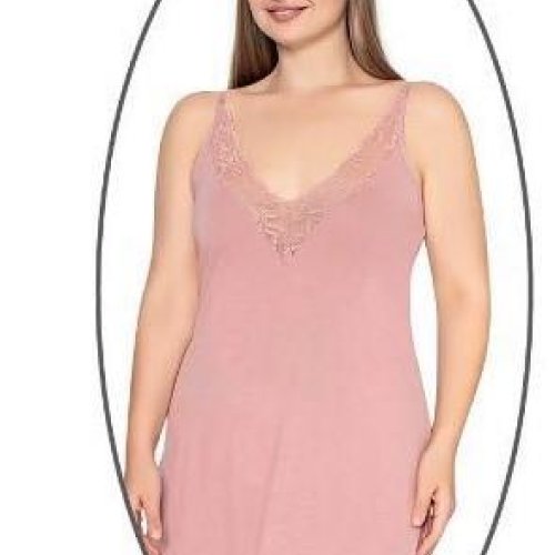 Ночнушка Disneyopt (3XL-6XL) 18215B pink (лето) Disneyopt 18215B pink