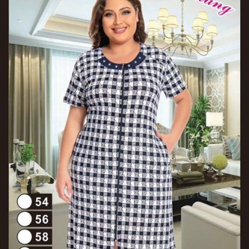 Халат Fili Wear (54-62) 1324 navy (лето) Fili Wear 1324 navy