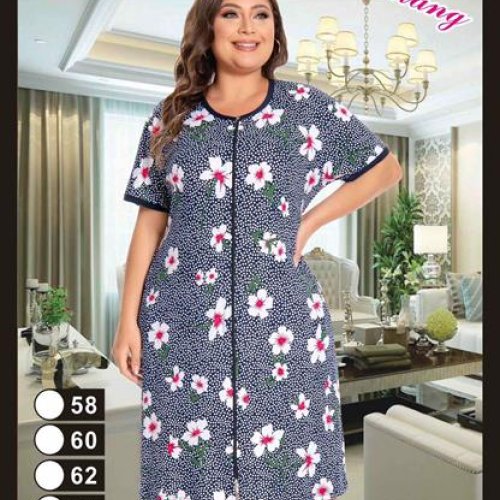 Халат Fili Wear (58-66) 2321 navy (лето) Fili Wear 2321 navy