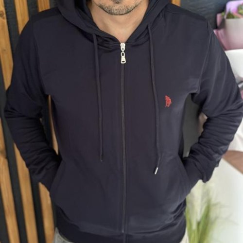 Кофта спорт Nik (M-2XL) 55801 black (деми) Nik 55801 black