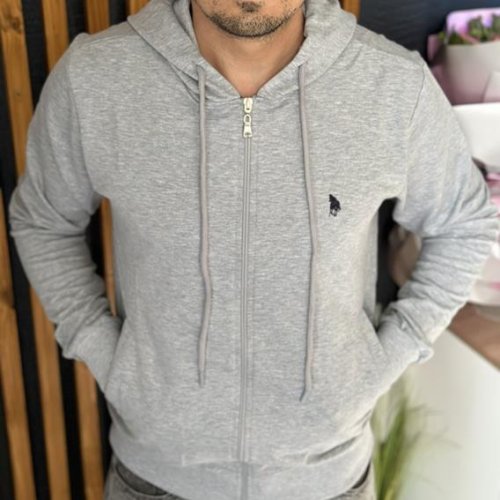 Кофта спорт Nik (M-2XL) 55802 grey (деми) Nik 55802 grey