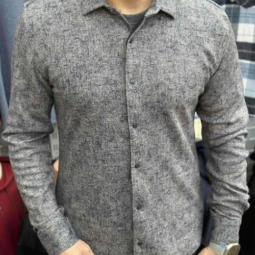Рубашка Nik (M-2XL) 55814 grey (деми) Nik 55814 grey