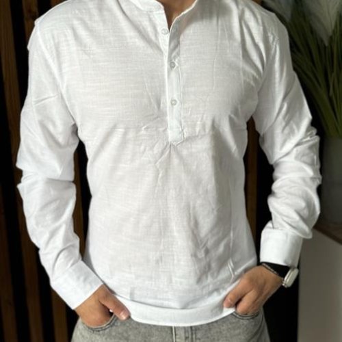 Рубашка Nik (L-3XL) 55825 white (деми) Nik 55825 white