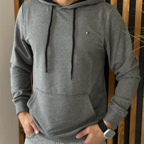 Худи Nik (M-2XL) 55828 grey (деми) Nik 55828 grey