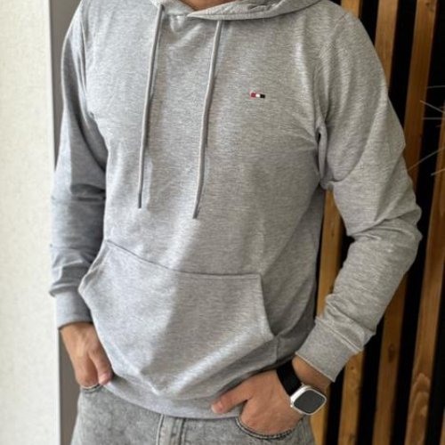 Худи Nik (M-2XL) 55831 l.grey (деми) Nik 55831 l.grey