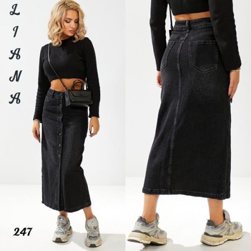 Юбка Liana Denim (25-30) 247 d.grey (лето) Liana Denim 247 d.grey
