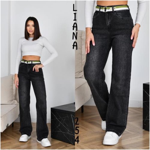 Джинсы Liana Denim (25-30) 254 d.grey (деми) Liana Denim 254 d.grey