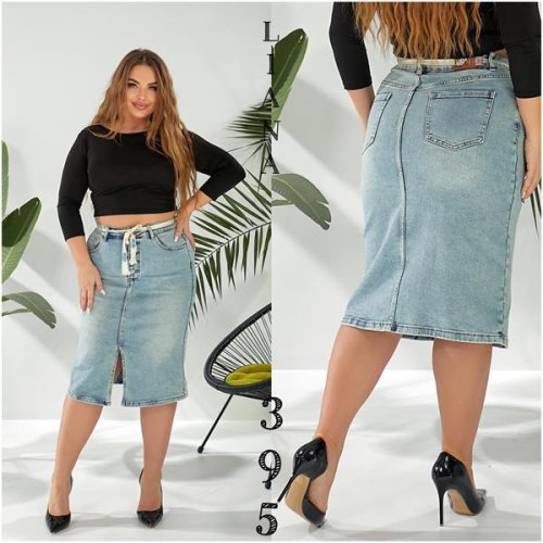 Юбка Liana Denim (28-33) 395 l.blue (лето) Liana Denim 395 l.blue