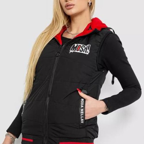 Жилетка Seven Group (S-2XL) 20166 black-red (деми) Seven Group 20166 black-red