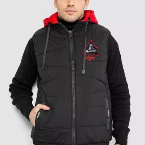 Жилетка Seven Group (M-3XL) 99002 black-red (деми) Seven Group 99002 black-red