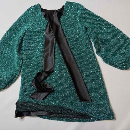 Платье Bright Harmony (140-158) 825-2 green (деми) Bright Harmony 825-2 green