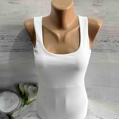Майка New Season (S-L) 8157 white (лето) New Season 8157 white