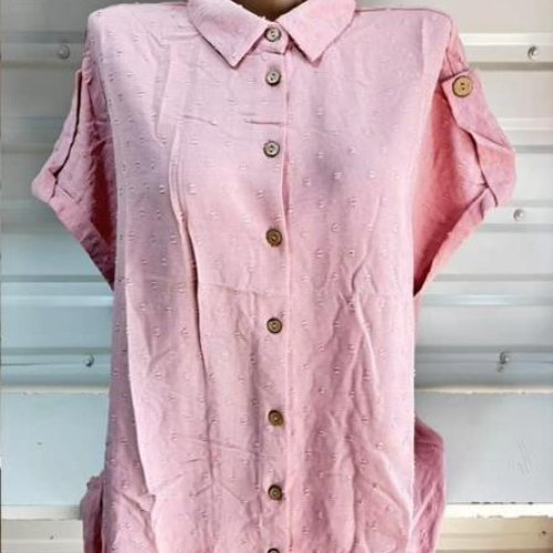 Рубашка Gertie (48-56) 6236 pink (лето) Gertie 6236 pink