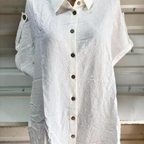 Рубашка Gertie (48-56) 6236 white (лето) Gertie 6236 white