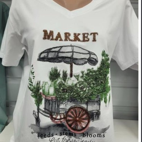 Футболка Gertie (S-2XL) 6912 white (лето) Gertie 6912 white