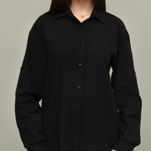 Рубашка BASE (42-50) A3013 black (деми) BASE A3013 black