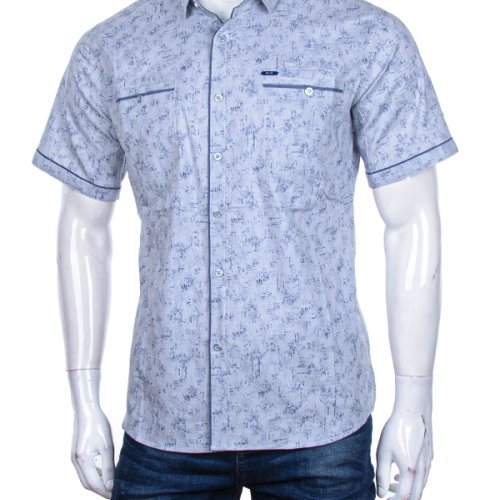 Рубашка Logaster (XL-5XL) A357-4 grey (лето) Logaster A357-4 grey
