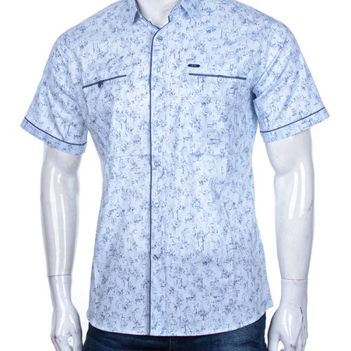 Рубашка Logaster (XL-5XL) A357-2 l.blue (лето) Logaster A357-2 l.blue