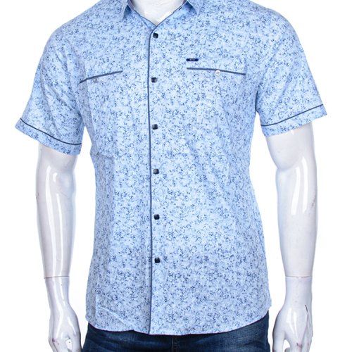 Рубашка Logaster (XL-5XL) A356-2 l.blue (лето) Logaster A356-2 l.blue