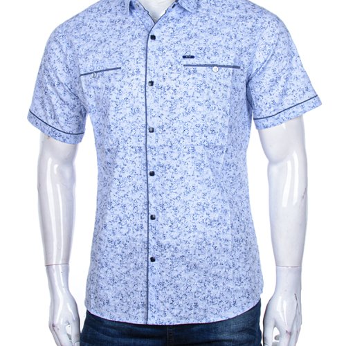 Рубашка Logaster (XL-5XL) A356-3 blue (лето) Logaster A356-3 blue