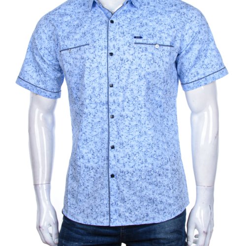 Рубашка Logaster (XL-5XL) A356-5 blue (лето) Logaster A356-5 blue