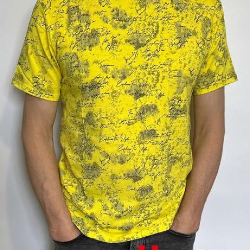 Футболка Vip Stendo (M-2XL) 5104 yellow (лето) Vip Stendo 5104 yellow