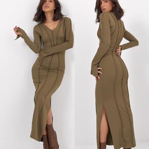 Платье Dalkosti Shop (XS-M) DS422 khaki (деми) Dalkosti Shop DS422 khaki