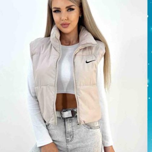 Жилетка Dorimodes (M-XL) JL9206 beige (деми) Dorimodes JL9206 beige