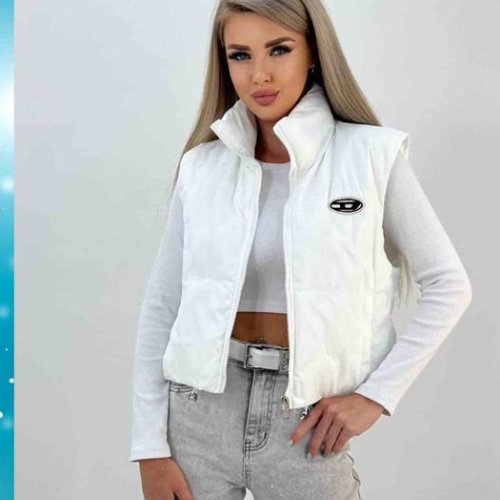 Жилетка Dorimodes (M-XL) JL9311 white (деми) Dorimodes JL9311 white