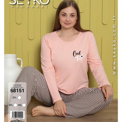 Пижама Disneyopt (2XL-4XL) 68151 peach (деми) Disneyopt 68151 peach