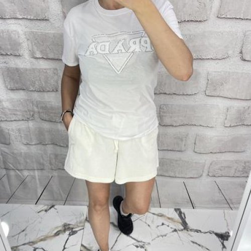 Футболка Karon (S-L) 4565 white (лето) Karon 4565 white