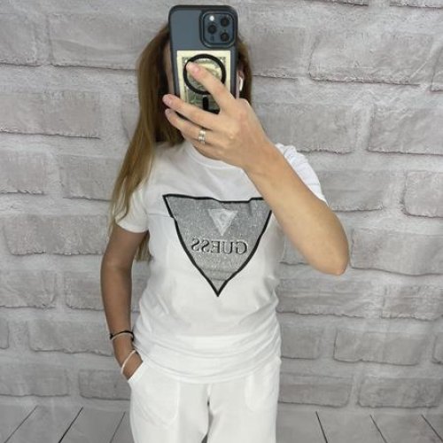 Футболка Karon (S-L) 4583 white (лето) Karon 4583 white