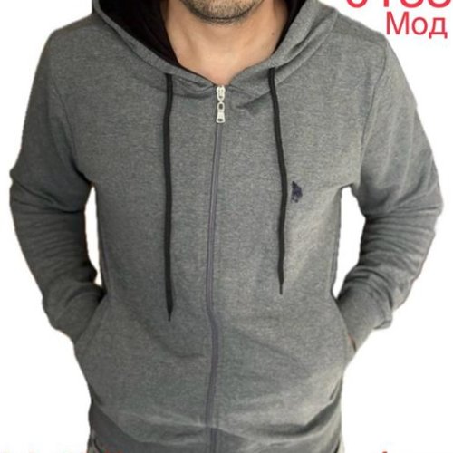 Кофта спорт Надийка (M-2XL) 0133 grey (деми) Надийка 0133 grey