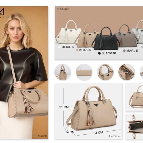 Сумка Chus (34*14*21) SH9226-5 khaki (деми) Chus SH9226-5 khaki