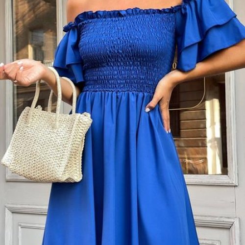 Платье Arina (42-48) 1512 blue (лето) Arina 1512 blue