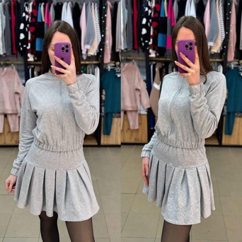 Костюм Arina (42-48) 2371 l.grey (деми) Arina 2371 l.grey